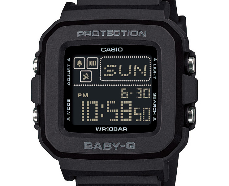 BABY-G CASIO BGD-10-1JF ブラック カシオ ベビーG デジタル 黒
