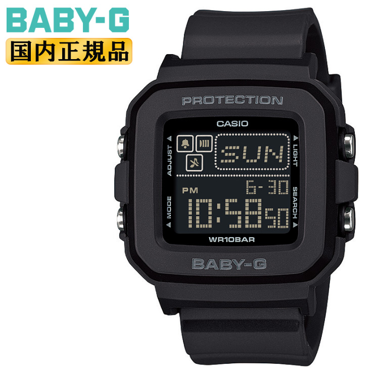 BABY-G CASIO BGD-10-1JF ブラック カシオ ベビーG デジタル 黒