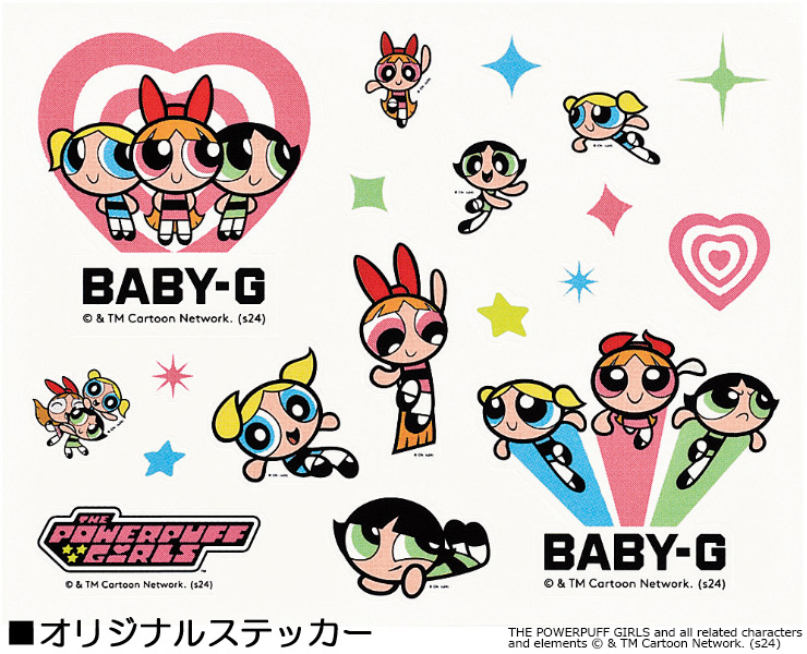 THE POWERPUFF GIRLS コラボ BGD-10KPP-7JR 新製品】 今年で30周年を迎えるBABY-Gとタフでキュートな