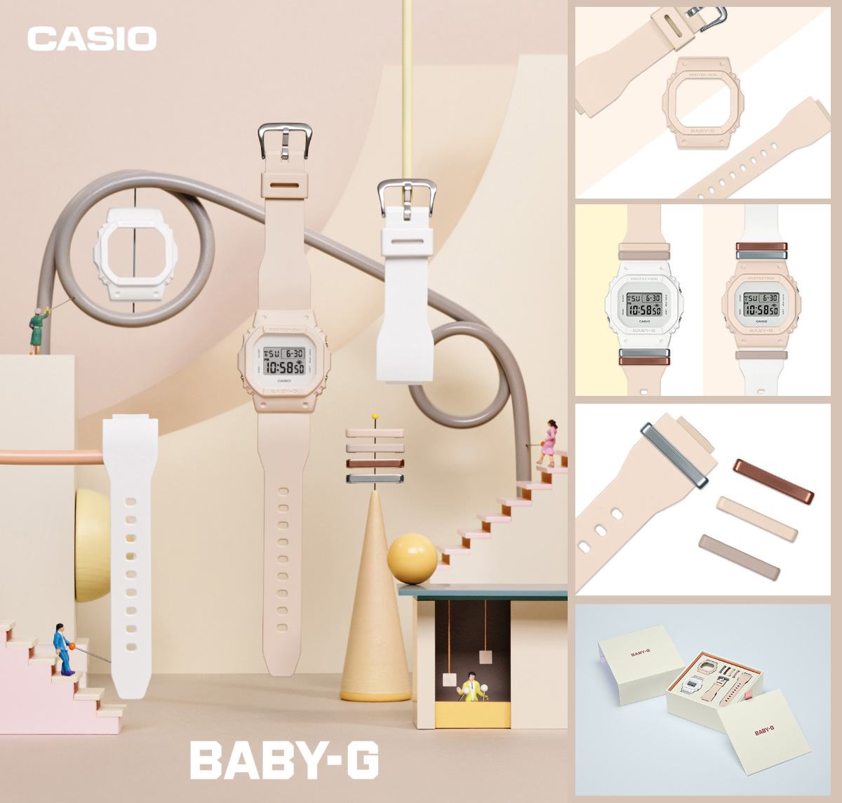 WEB限定モデル 正規品 カシオ ベビーG カスタムセット BGD-565CS-7JR CASIO BABY-G デジタル スクエア ホワイト 白  レディース 腕時計 : bgd-565cs-7jr-4549526342189 : 時計・ブランド専門店 アイゲット - 通販 -  Yahoo!ショッピング