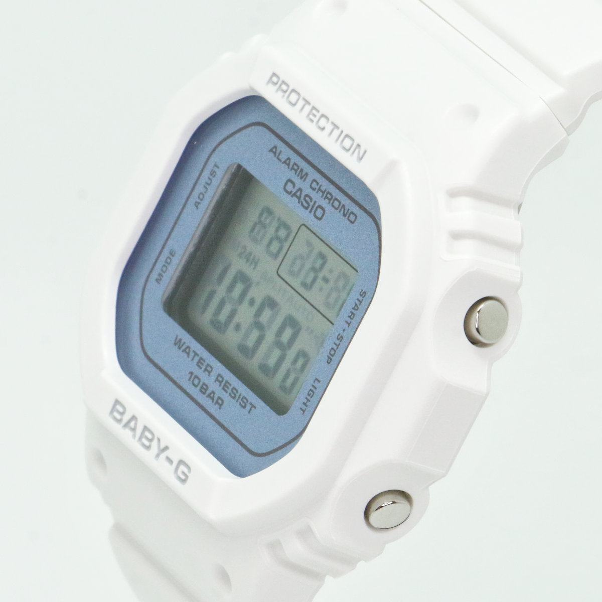 Baby-G  ホワイトカラー 腕時計 Casio Baby-g BGD-565SC-2JF Pearl Lilac Flower Blue Women Watch