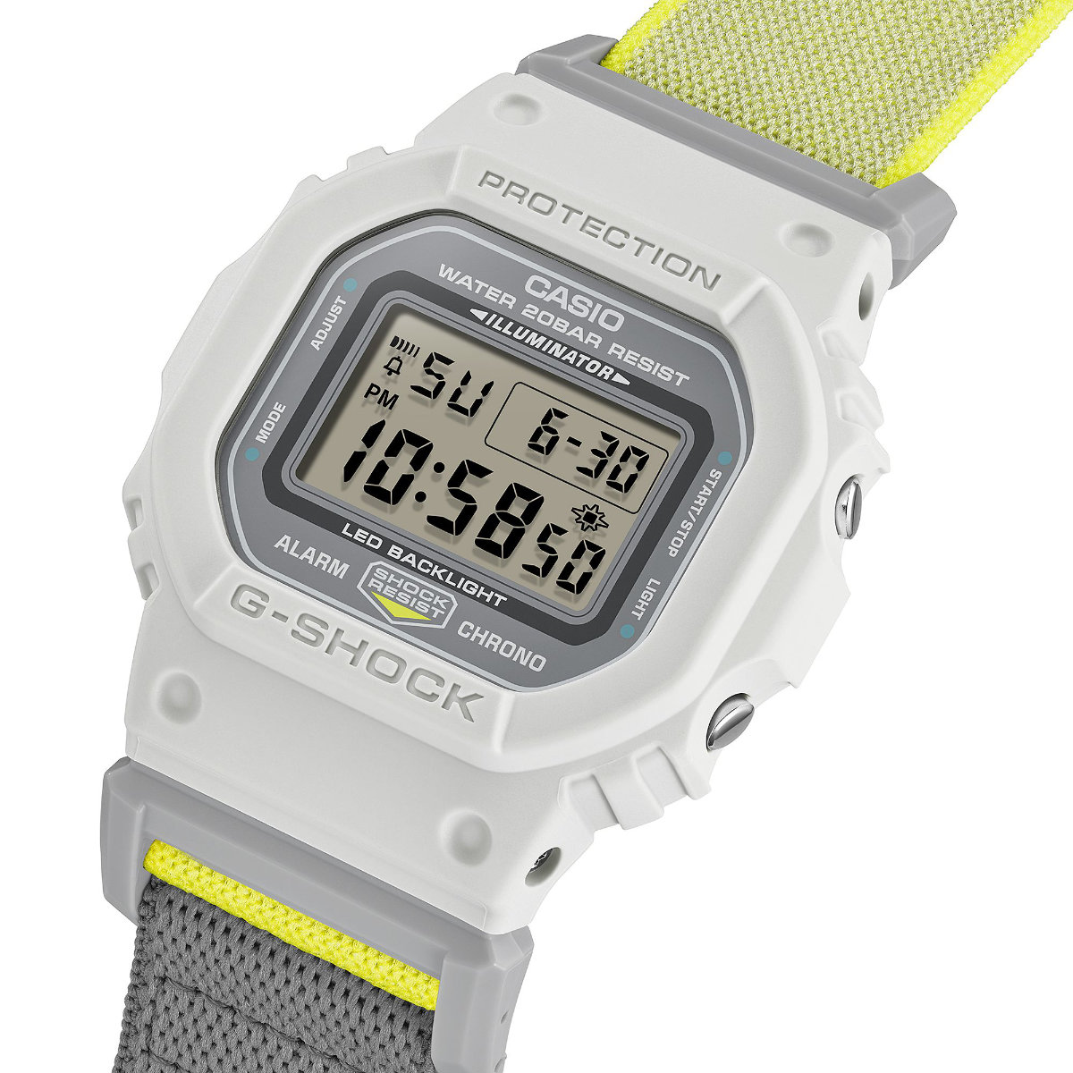 CASIO G-SHOCKジーショック腕時計 ホワイトグレーカラー 人気爆発中 異星人な腕時計】新シリーズ、G-SHOCK（ジーショック）『GA-V01 SERIES