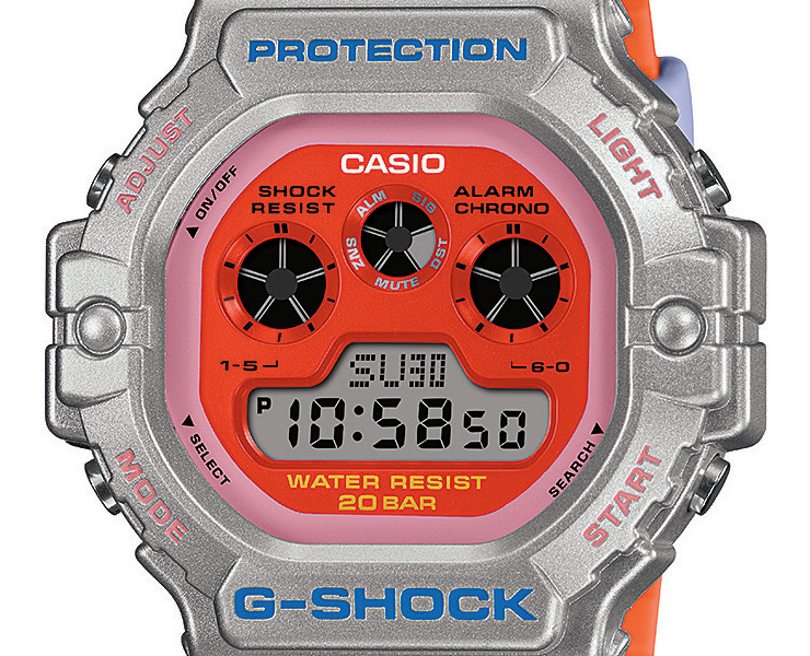 G-SHOCK DW-5900EU-8A4JF オレンジ＆シルバー CASIO カシオ Gショック