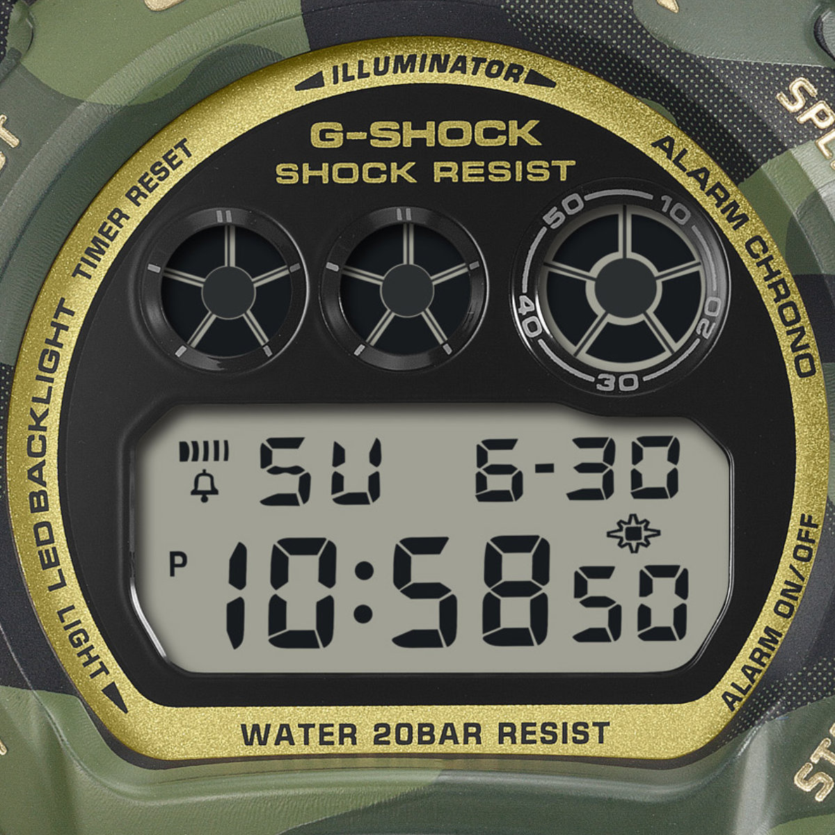 ORIGIN(G-SHOCK) G-SHOCK Gショック CAMO AND GOLD DW-6900CMG-3JF
