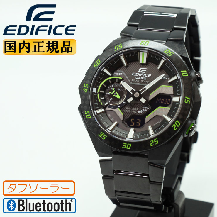 CASIO EDIFICE 多機能時計 ブラック 金属ベルト EDIFICE | CASIO