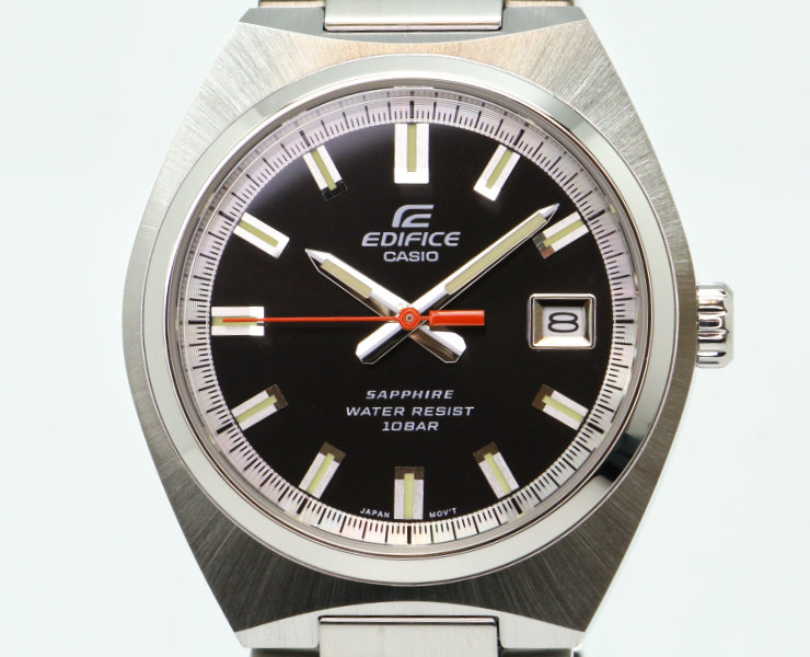 EDIFICE ブラック ステンレス時計 EDIFICE | CASIO