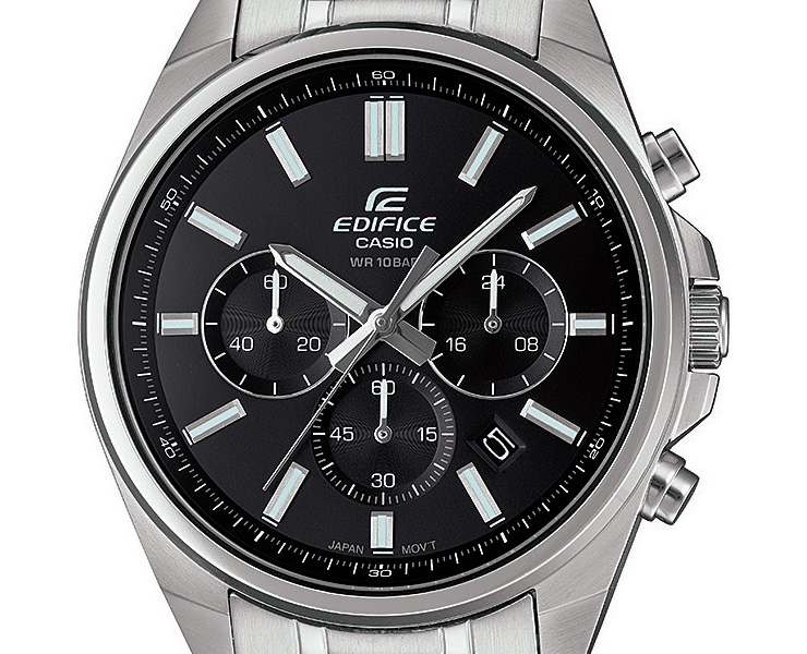 CASIO EDIFICE 多機能時計 ブラック 金属ベルト EDIFICE（CASIO） カシオ エディフィス 腕時計 メンズ CASIO