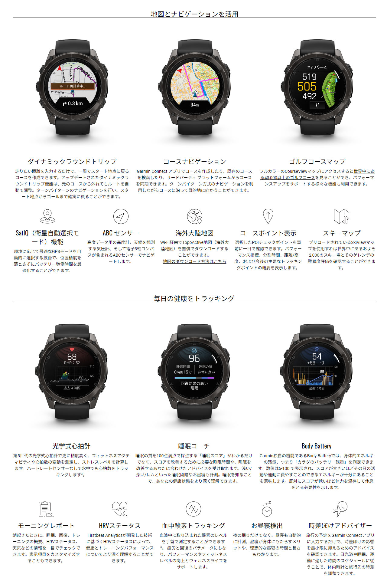 fenix（GARMIN） ガーミン GARMIN fenix 8 AMOLED 51mm Ti
