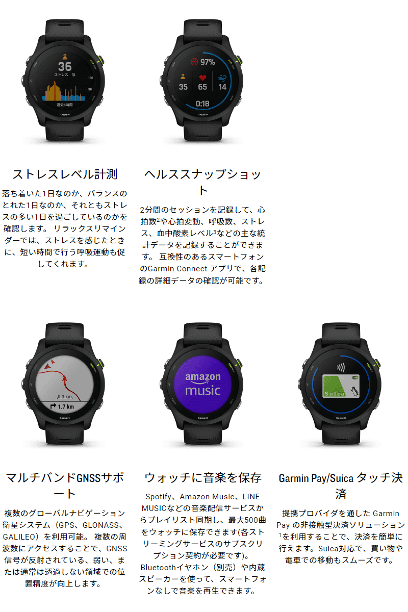 Forerunner255Music フォアランナー255 ミュージック [GARMIN ガーミン