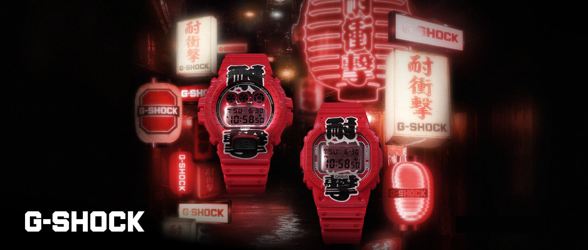 ORIGIN(G-SHOCK) G-SHOCK Gショック 限定 「赤提灯」モチーフ - 耐衝撃 