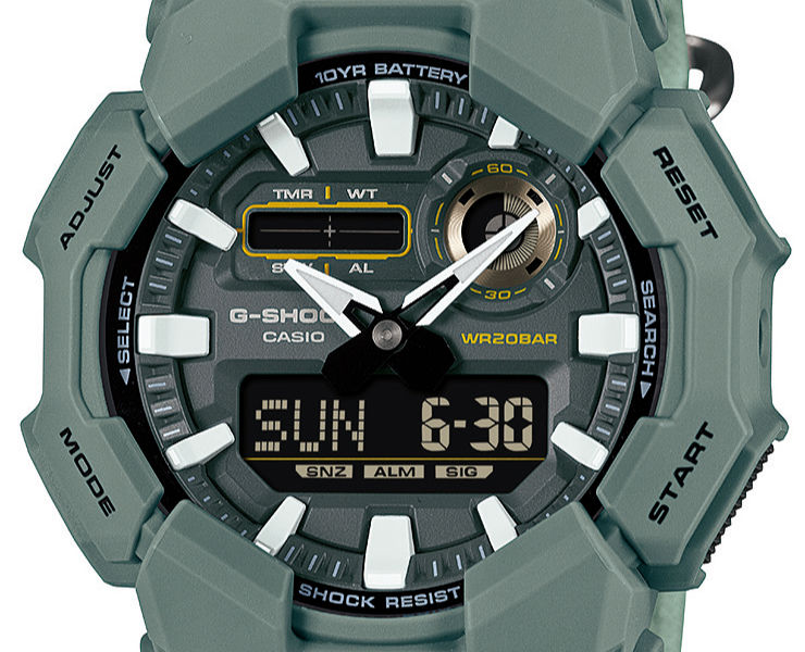 G-SHOCK BASIC GA-010CE-2AJF ブルーグリーン カシオ ビッグケース 10
