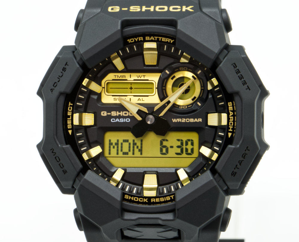 G-SHOCK 電池新品 GA-110GB ブラック ゴールド G-SHOCK Gショック 限定 腕時計 アナデジ ブラック×ゴールド GA