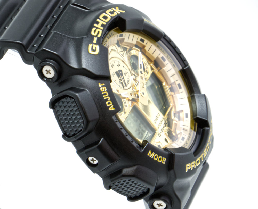 BIG CASE G-SHOCK Gショック GA-100GGB-1A9JF ブラック＆ゴールド