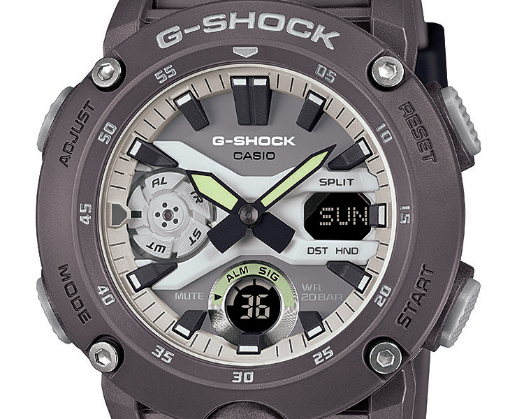 G-SHOCK HIDDEN GLOW Series GA-2000HD-8AJF 蓄光文字板 CASIO