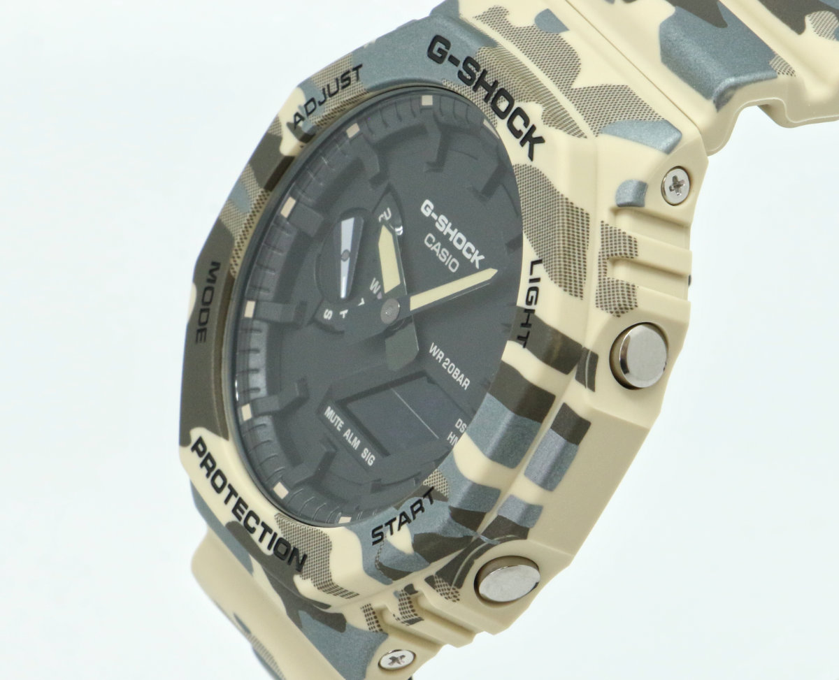 G-SHOCK Gショック カモフラージュ柄 GA-2100CM-5AJF 迷彩柄 カモフラ