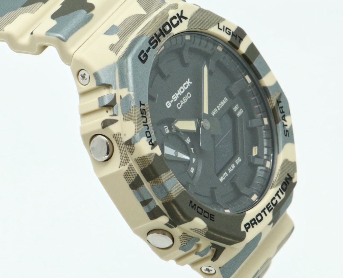 G-SHOCK Gショック カモフラージュ柄 GA-2100CM-5AJF 迷彩柄 カモフラ