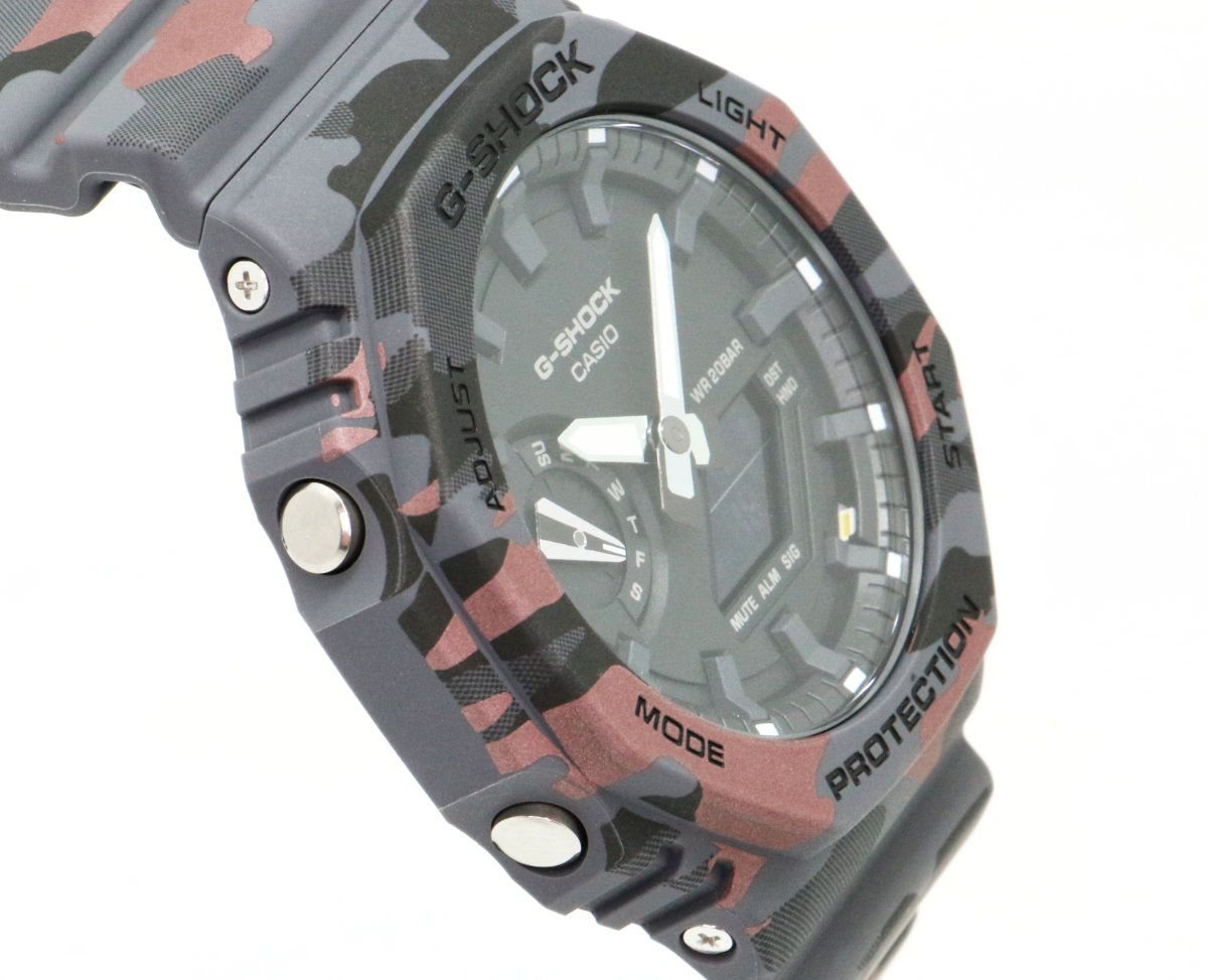 G-SHOCK Gショック カモフラージュ柄 GA-2100CM-8AJF 迷彩柄 カモフラ