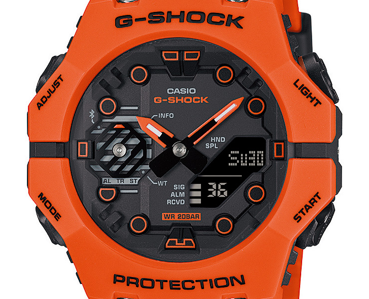 G-SHOCK Gショック スマートフォンリンク GA-B001FL-4AJF オレンジ