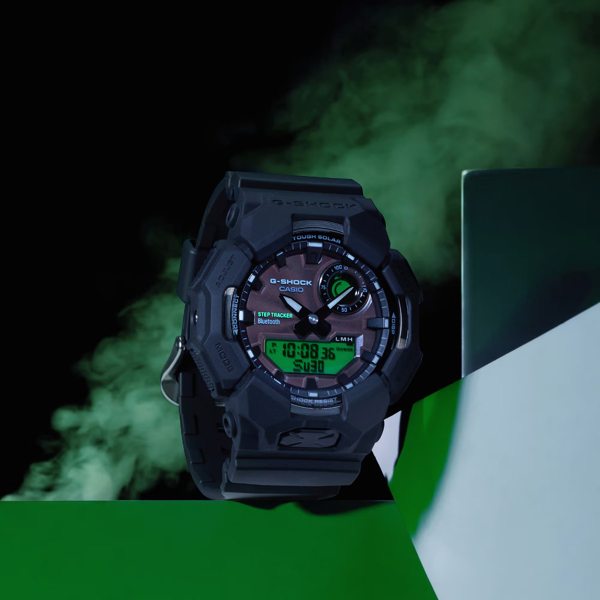 BIG CASE G-SHOCK Gショック ソーラー モバイルリンク 歩数計測 GA