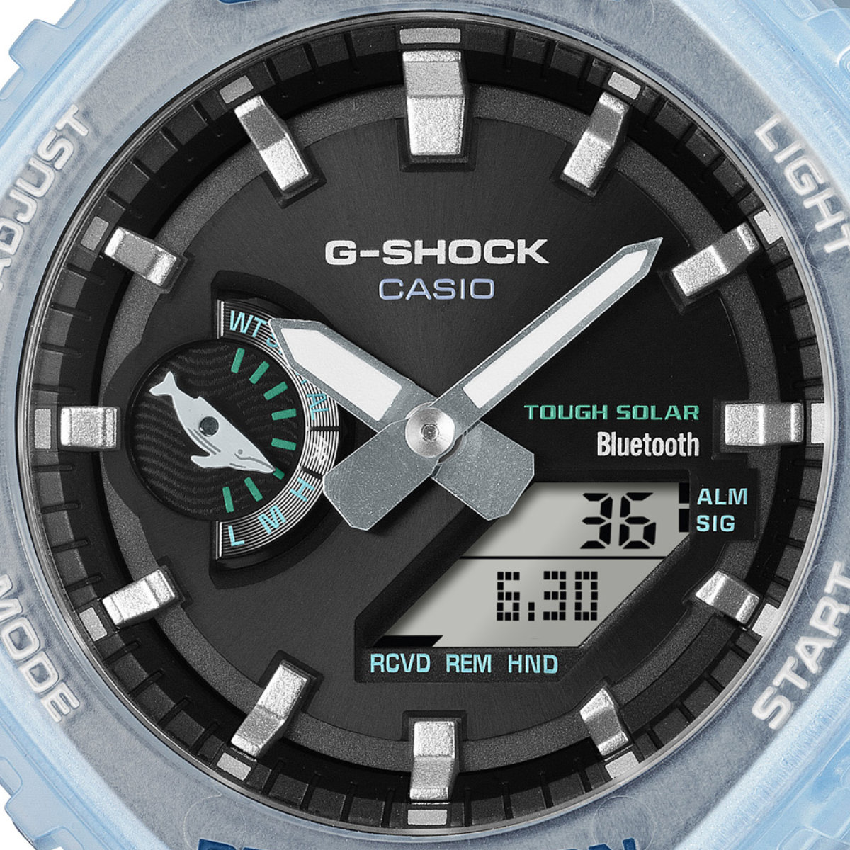G-SHOCK Gショック イルカクジラ 2026 GA-B2100KB-2AJR ブルー