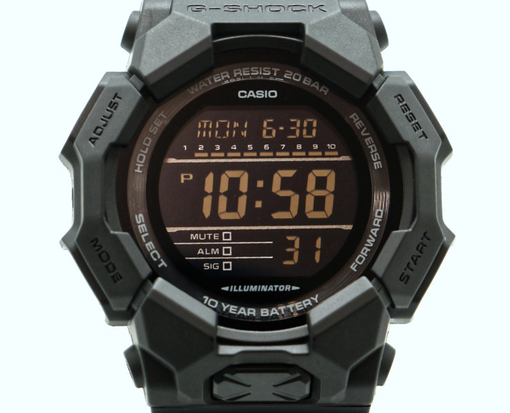 G-SHOCK BASIC GD-010-1A1JF ブラック カシオ Gショック 反転液晶