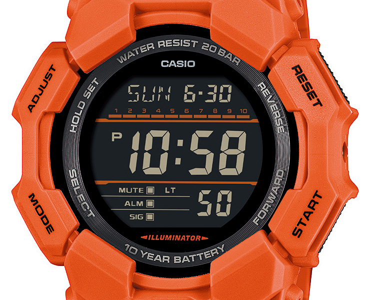 G-SHOCK BASIC Gショック オレンジ GD-010-4JF カシオ ビッグケース 10