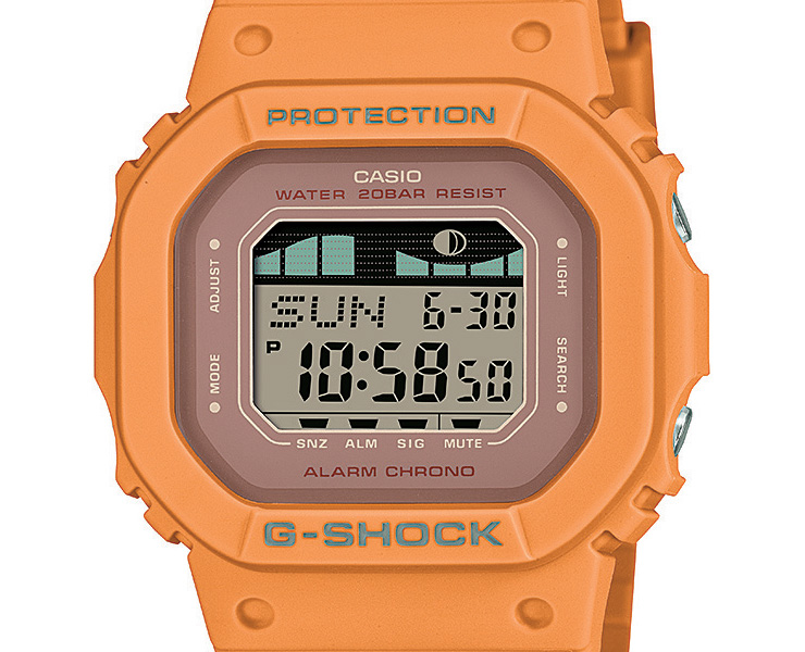 カシオ Ｇショック Ｇライド ミッドサイズ オレンジ GLX-S5600-4JF スポーツライン タイドグラフ＆ムーンデータ メンズ レディース  ユニセックス 腕時計