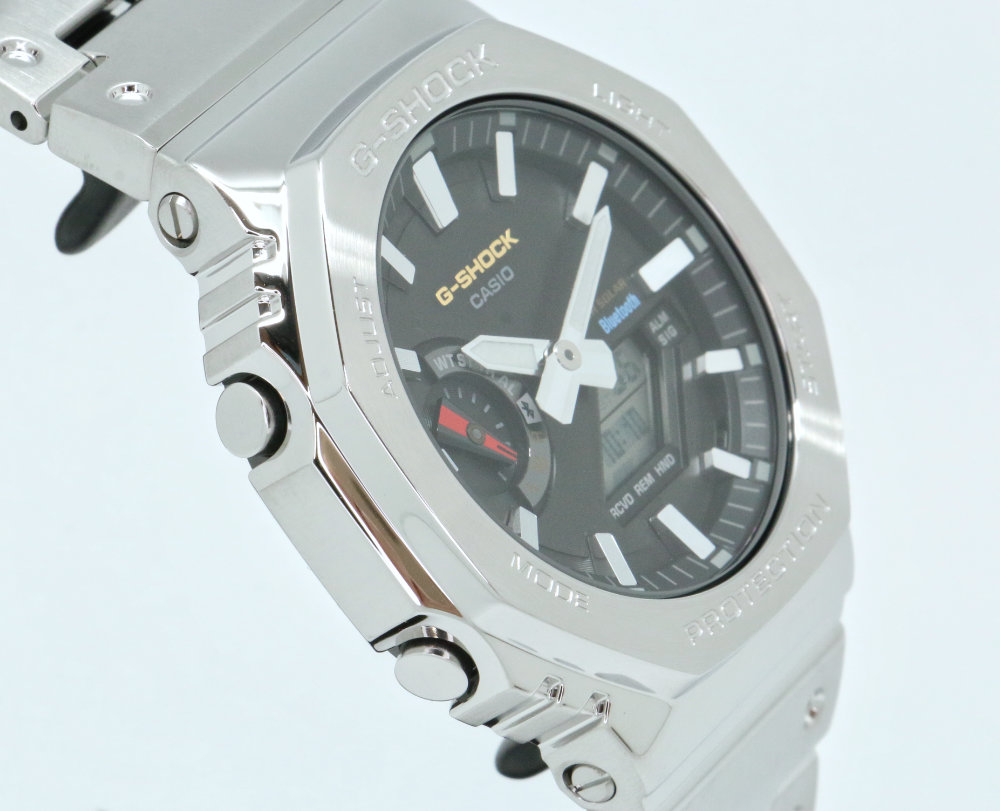 G-SHOCK Gショック フルメタル ソーラー GM-B2100SD-1CJF シルバー