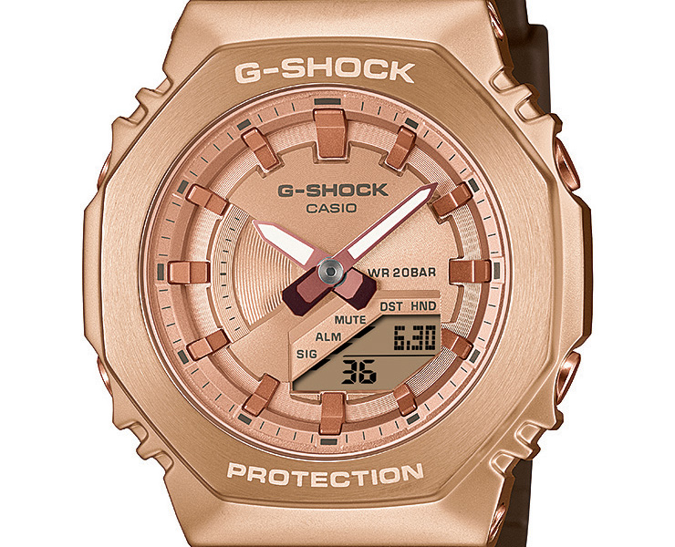 G-SHOCK WEB限定モデル メタルカバード ミッドサイズ GM-S2100CB-5AJF 