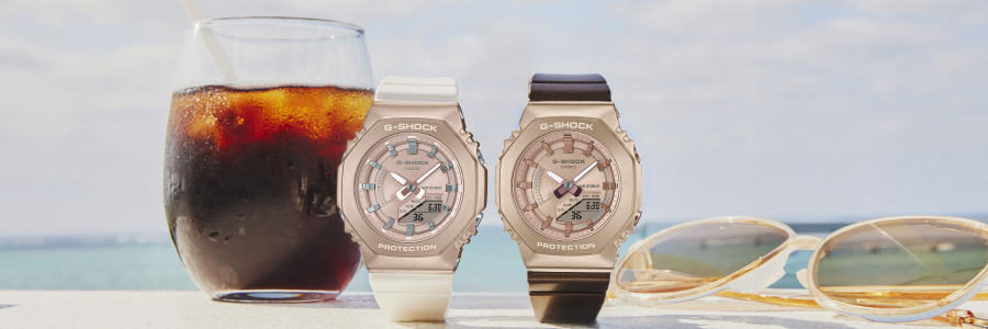 G-SHOCK WEB限定モデル メタルカバード ミッドサイズ GM-S2100CW-7AJF