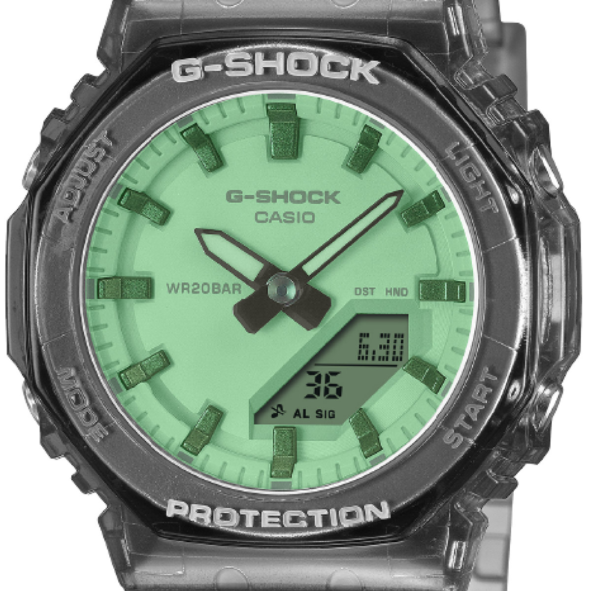 G-SHOCK WOMEN コンパクトサイズ GMA-P2100SR-1AJF 偏光カラーガラス