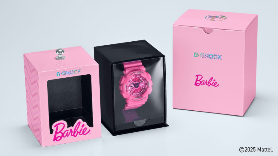 G-SHOCK Barbie コラボレーションモデル GMA-S110BE-4AJR メンズ