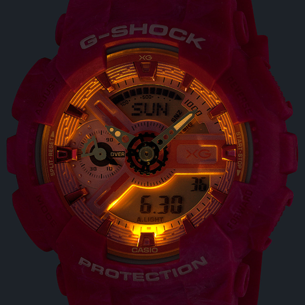 G-SHOCK WOMEN XG コラボレーションモデル GMA-S110XG-4AJR ピンク G