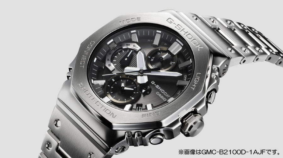 G-SHOCK Gショック フルメタル ソーラー GMC-B2100D-1AJF フルアナログ