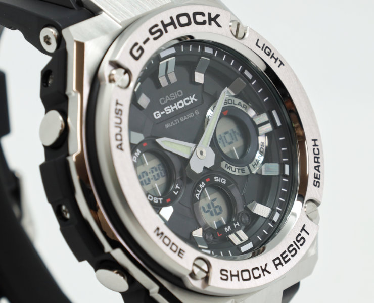 G-STEEL G-SHOCK Gショック 電波 ソーラー GST-W110-1AJF カシオ G