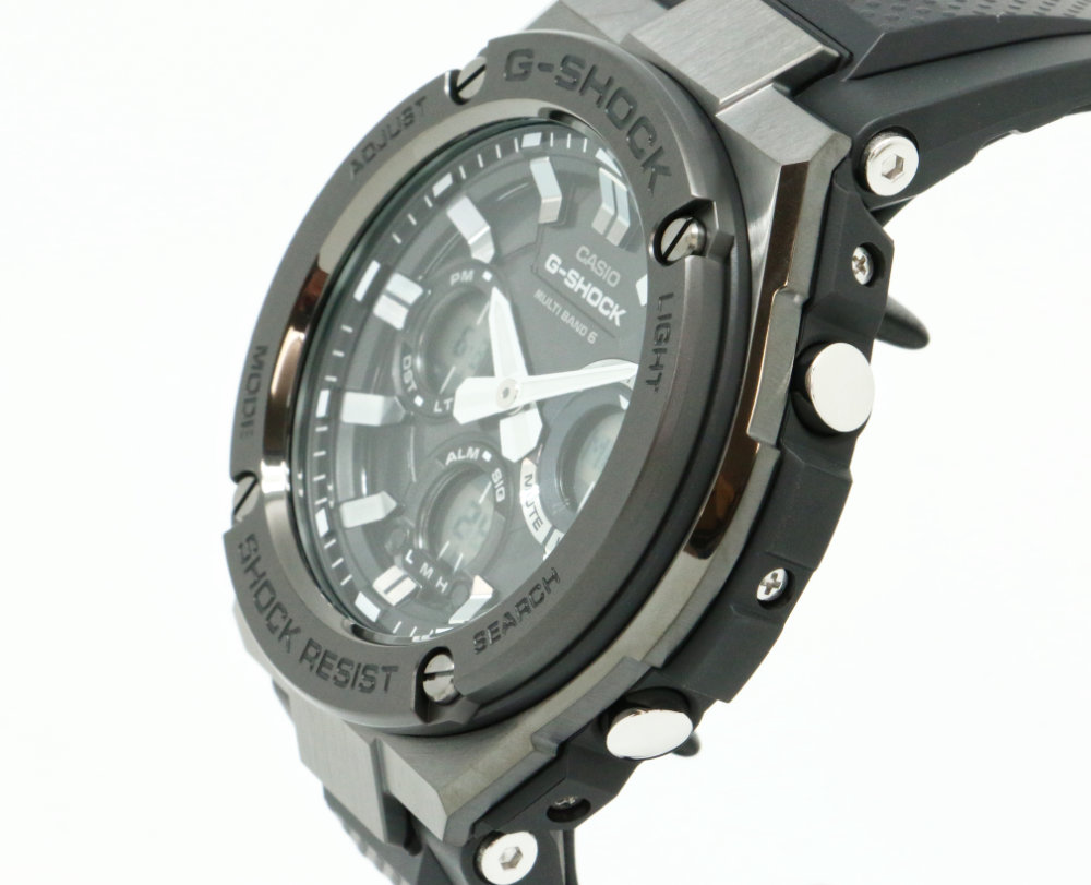G-SHOCK GST-W110 ブラック ジーショック カシオ ほぼ未使用】カシオ CASIO ジーショック G-SHOCK G–STEEL GST
