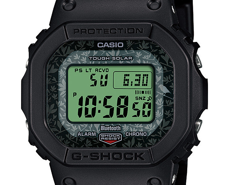 CASIO G-SHOCK ORIGIN チャールズ・ダーウィン財団 コラボ ブラック＆グリーン GW-B5600CD-1A3JR 電波 ソーラー  スマートフォンリンク 黒 緑 メンズ 腕時計