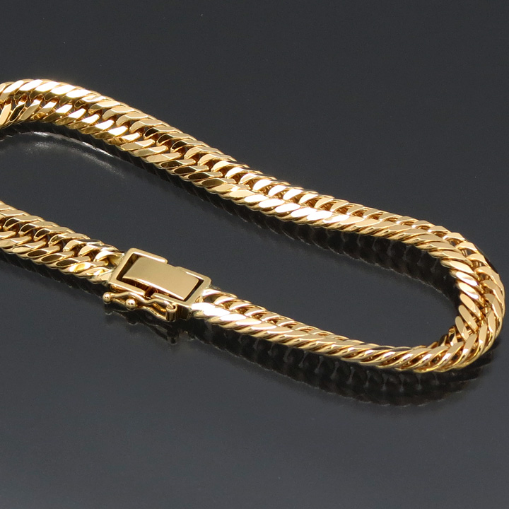 あ*。様 喜平ブレスレット　k18 750刻印あり　造幣局ホールマークあり　デザ 喜平 ブレスレット K18 トリプル 8面 20g 18cm 造幣局検定マーク