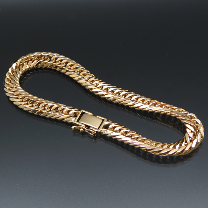 喜平ブレスレット 18金 8面トリプル K18ゴールド 30g-20cm 造幣局検定