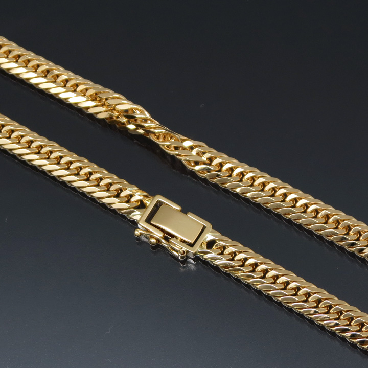 28/未使用品 K18 18金 8面トリプル 喜平ネックレス 約20.2ｇ 喜平ネックレス 18金 8面トリプル K18ゴールド 30g-50cm 造幣局