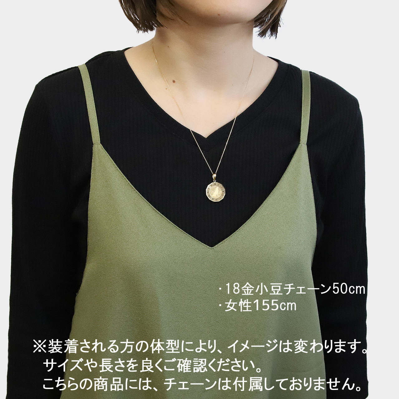 コイン ペンダントトップ ヘッド ネックレス ウルフ＆コンドル