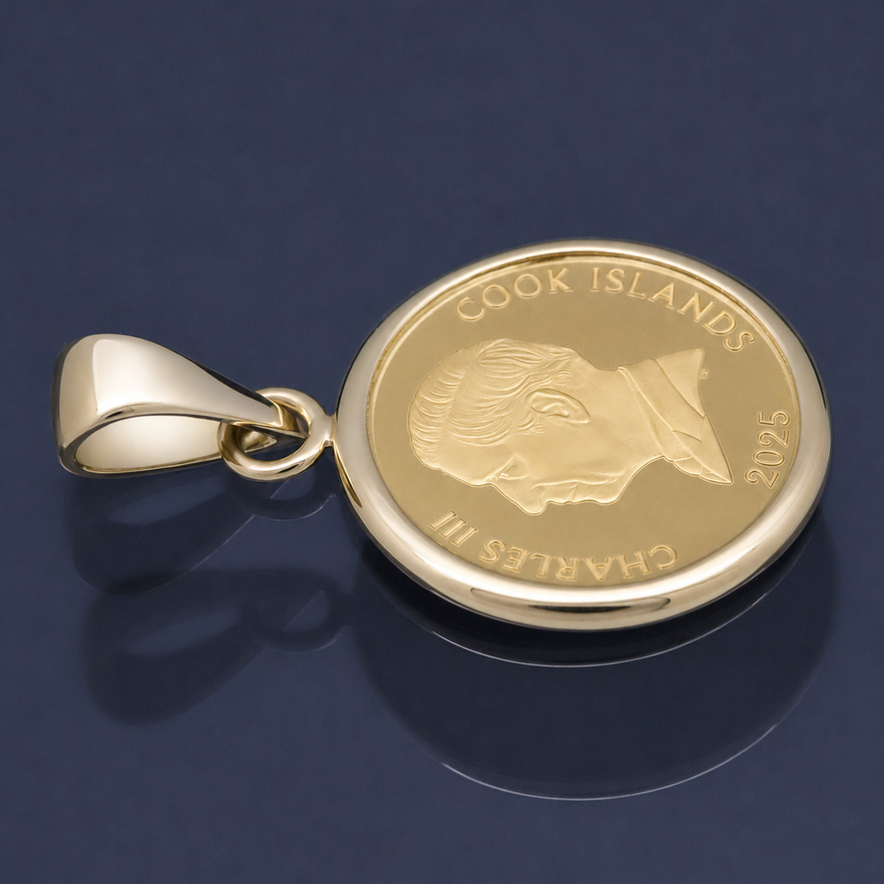 コイントップ 24金 ペンダントヘッド 1/30oz 1/30オンス ユニコーン