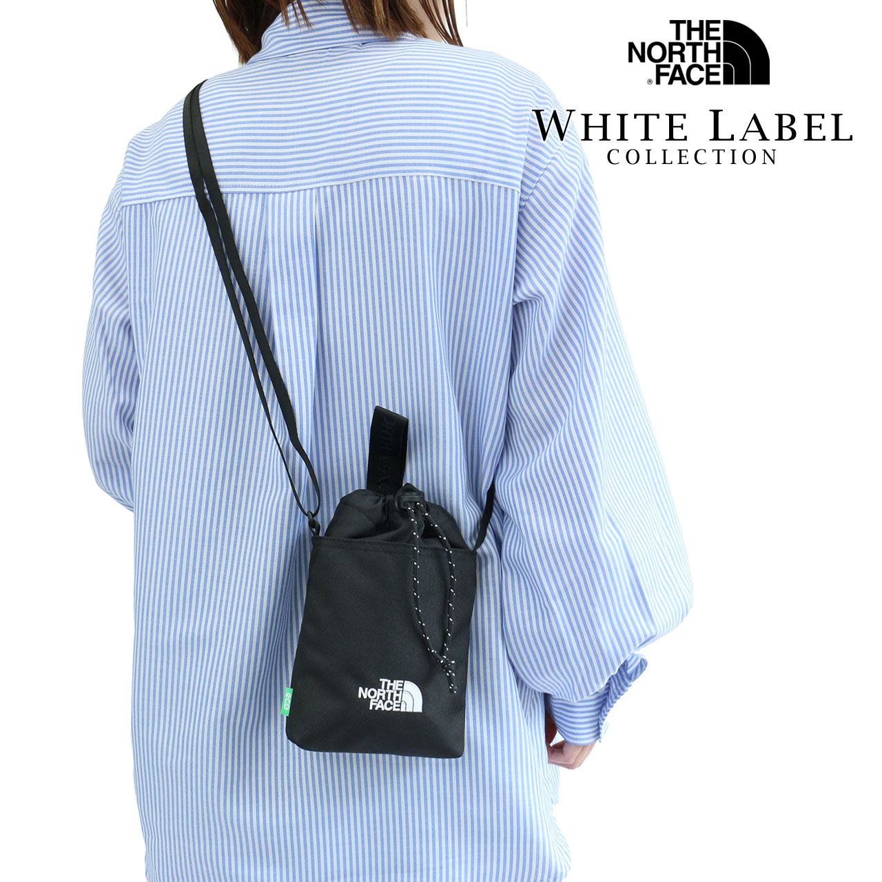 ザ・ノース・フェイス バッグ クロスバッグ ホワイトレーベル ショルダーバッグ SIMPLE STRING BAG MINI ミニバッグ 斜め掛け NN2PQ61J NN2PQ61K 選べる2カラー | THE NORTH FACE | 09