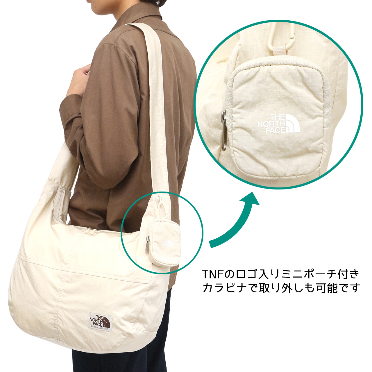 THE NORTH FACE（ザ ノースフェイス） バッグ クロスバッグ ホワイト