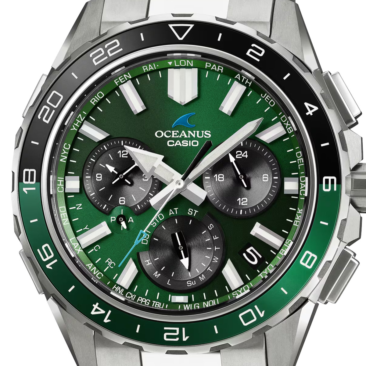 CACHALOT CASIO OCEANUS OCW-P3000-3AJF 電波ソーラー Bluetooth