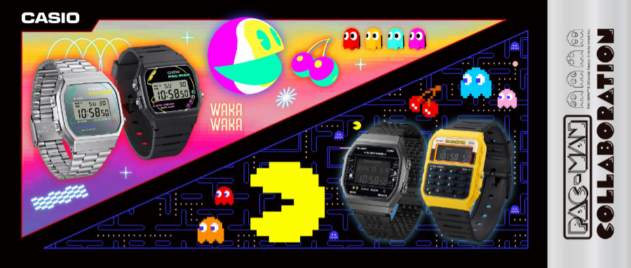 CASIO Collection WEB限定 カシオ クラシック パックマン コラボ