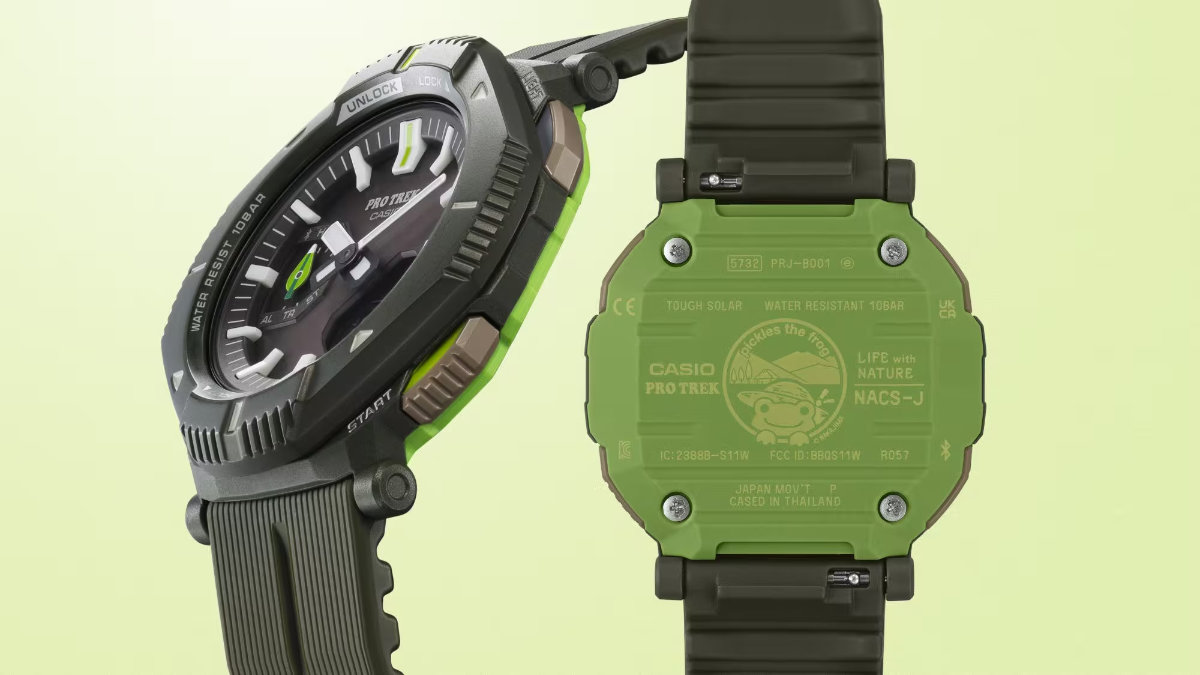 PRO TREK カシオ PROTREK×日本自然保護協会×かえるのピクルス トリプル