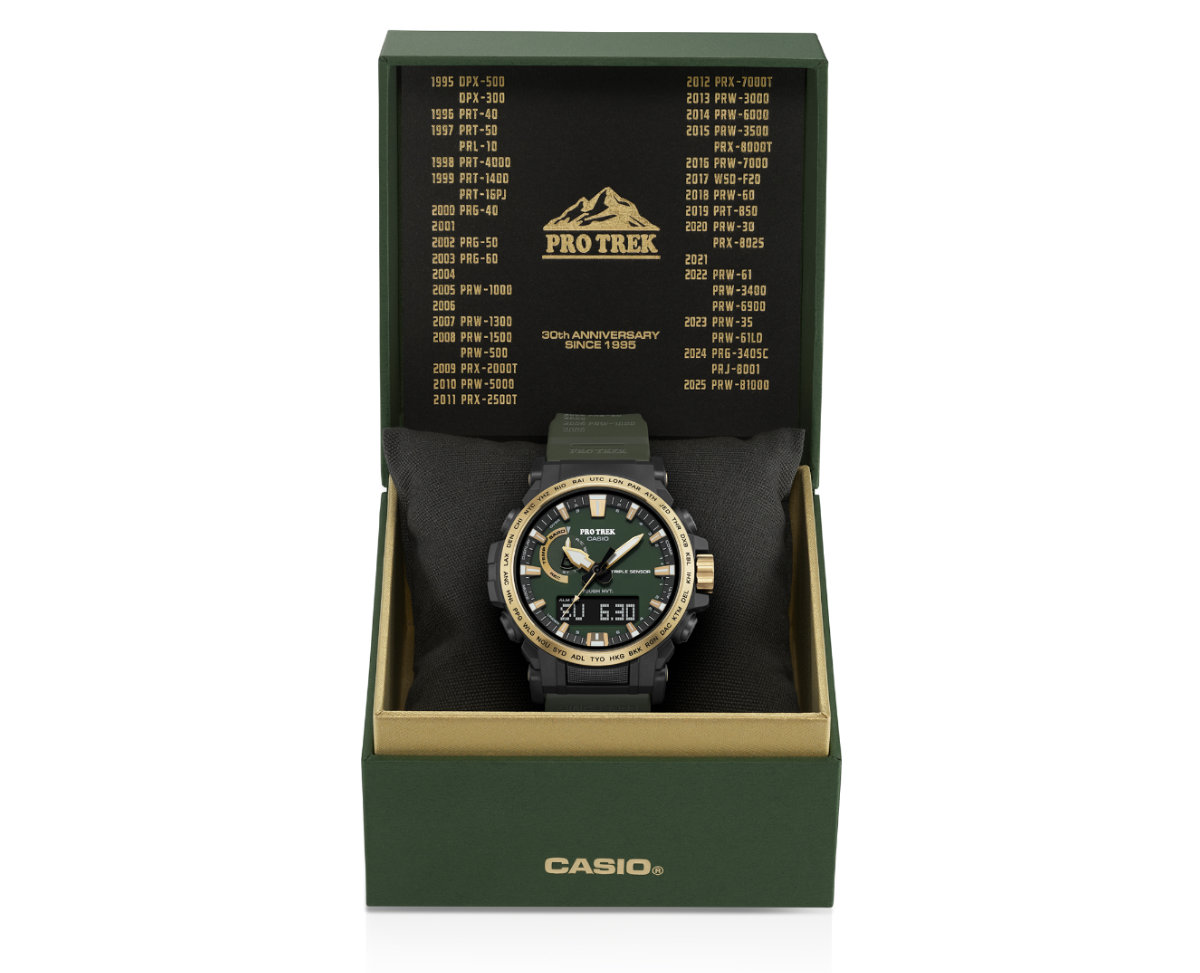 PRO TREK カシオ プロトレック 30周年記念モデル クライマーライン