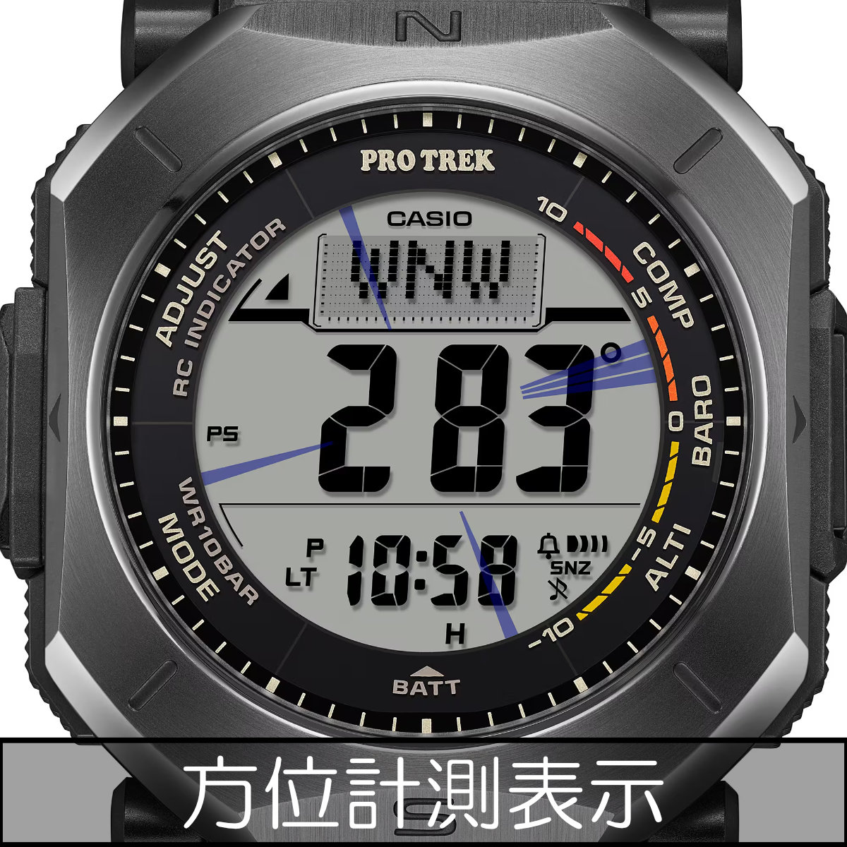 カシオ プロトレック PRW-3500Y 電波ソーラー 方位気圧高度温度計測 20気圧防水性能を備えた“PRO TREK” - 2015年 - ニュースリリース - CASIO