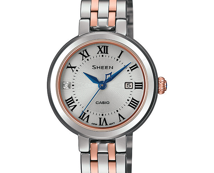 Solar Sapphire Model CASIO SHEEN ソーラー SHS-4530SPGJ-7AJF カシオ